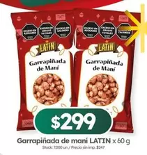 X$ - Garrapiñada de maní