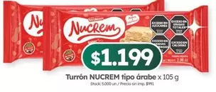 Nucrem - Turrón tipo árabe