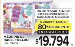 MÁQUINA DE HACER HELADO