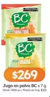 BC - Jugo en polvo