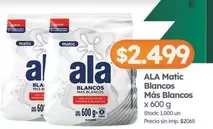 Ala - Matic Blancos Más Blancos