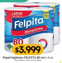 Felpita - Papel higiénico FELPITA