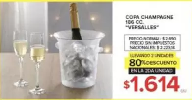 Versalles - COPA CHAMPAGNE