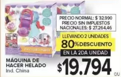 MÁQUINA DE HACER HELADO