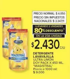 Magistral - LAVAVAJILLA ULTRA LIMÓN