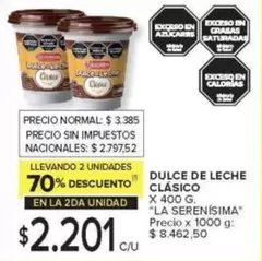 La Serenísima - DULCE DE LECHE CLÁSICO