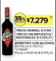 Cynar - APERITIVO CON ALCOHOL