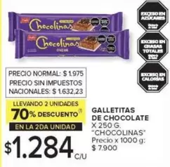 chocolinas - GALLETITAS DE CHOCOLATE