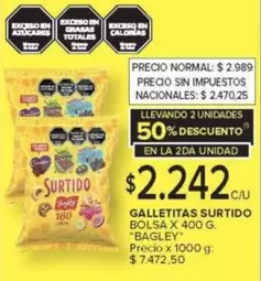 Bagley - GALLETITAS SURTIDO