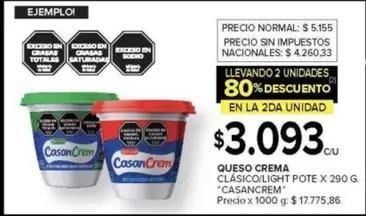 Casancrem - QUESO CREMA