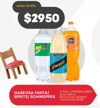 Sprite - GASEOSA FANTA/ SPRITE/ SCHWEPPES