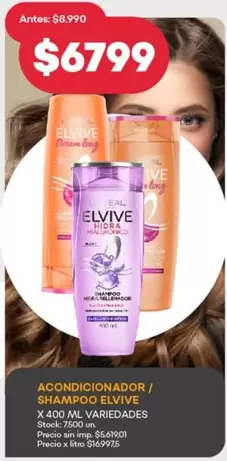 Elvive - ACONDICIONADOR / SHAMPOO