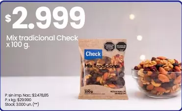 X$ - Mix tradicional