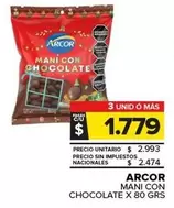 Arcor - Mani Con Chocolate