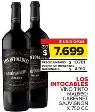 Los Intocables - Vino Tinto Malbec/Cabernet Sauvignon
