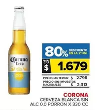 Corona - Cerveza Blanca Sin Alc 0.0 Porron 
