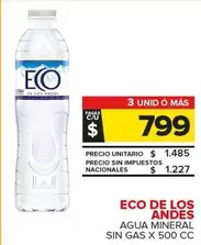 Eco De Los Andes - Agua Mineral Sin Gas