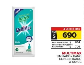 Multimax - Limpiador Baño Concentrado