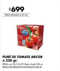 Arcor - PURÉ DE TOMATE