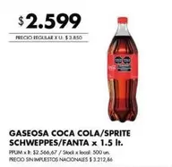 Coca cola - COCA COLA/SPRITE SCHWEPPES/FANTA