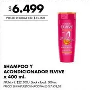 Elvive - SHAMPOO Y ACONDICIONADOR