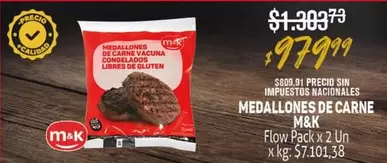 M&K - MEDALLONES DE CARNE