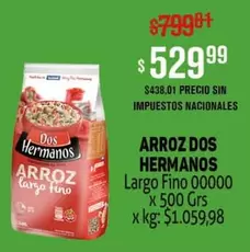Dos Hermanos - ARROZ Largo Fino 00000