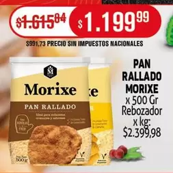 Morixe - PAN RALLADO