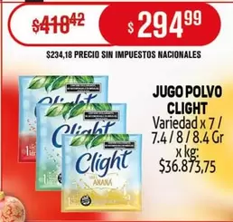 Clight - JUGO POLVO