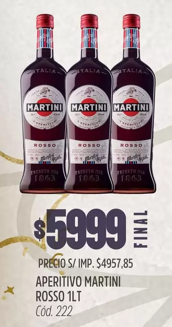 Martini - ROSSO 1LT
