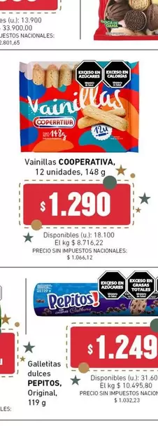 Coperativa - Vainillas