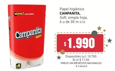 Campanita - Papel higiénico