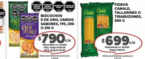 9 de oro - BIZCOCHOS 9 DE ORO