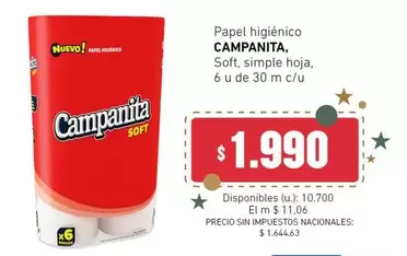Campanita - Papel higiénico