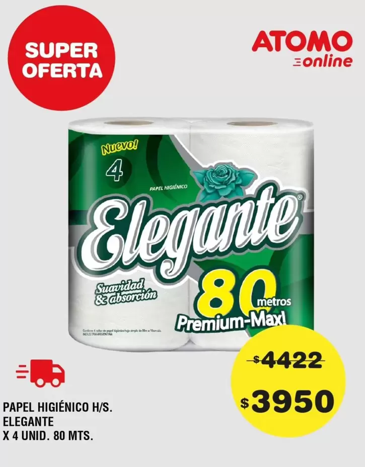 Elegante - PAPEL HIGIÉNICO H/S