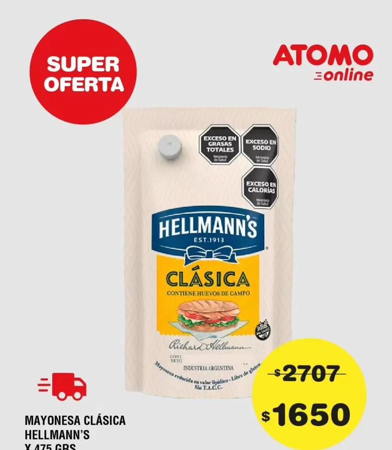 Hellmann's - MAYONESA CLÁSICA