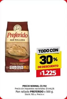 Preferido - Pan rallado