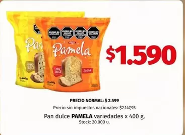 X$ - Pan dulce variedades