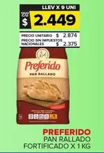 Preferido - Pan Rallado Fortificado