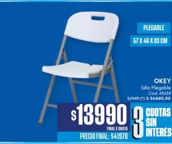 Okey - Silla Plegable