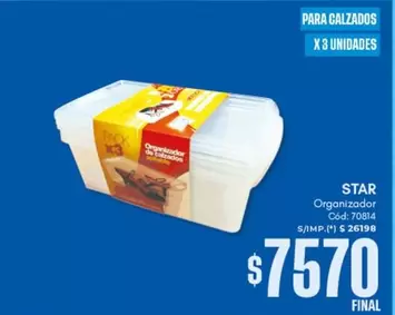 Star - Organizador Cod: 70814