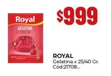 Royal - Gelatina x 25/40 Gr.