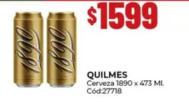 Quilmes - Cerveza 1890 x 473 Ml. Cód:27718