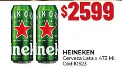 Heineken - Cerveza Lata x 473 MI. Cód:10523
