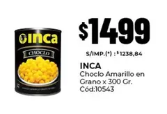 Inca - Choclo Amarillo en Grano x 300 Gr. Cód:10543