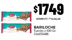 Bariloche - Turrón x 100 Gr. Cód:13486