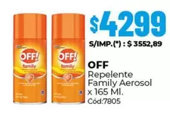 Off - Repelente Family Aerosol