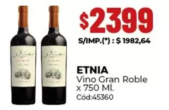Etnia - Vino Gran Roble