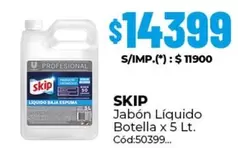 Skip - Jabón Líquido Botella x 5 Lt. Cód:50399