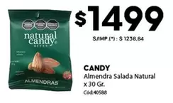 Candy - Almendra Salada Natural